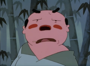 馬のシリをのぞいた男